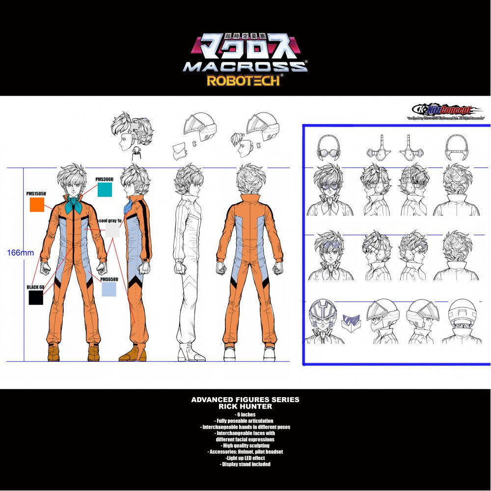 KITZCONCEPT 一條輝 馬輝 超時空要塞 KC925 1/12 Action Figure