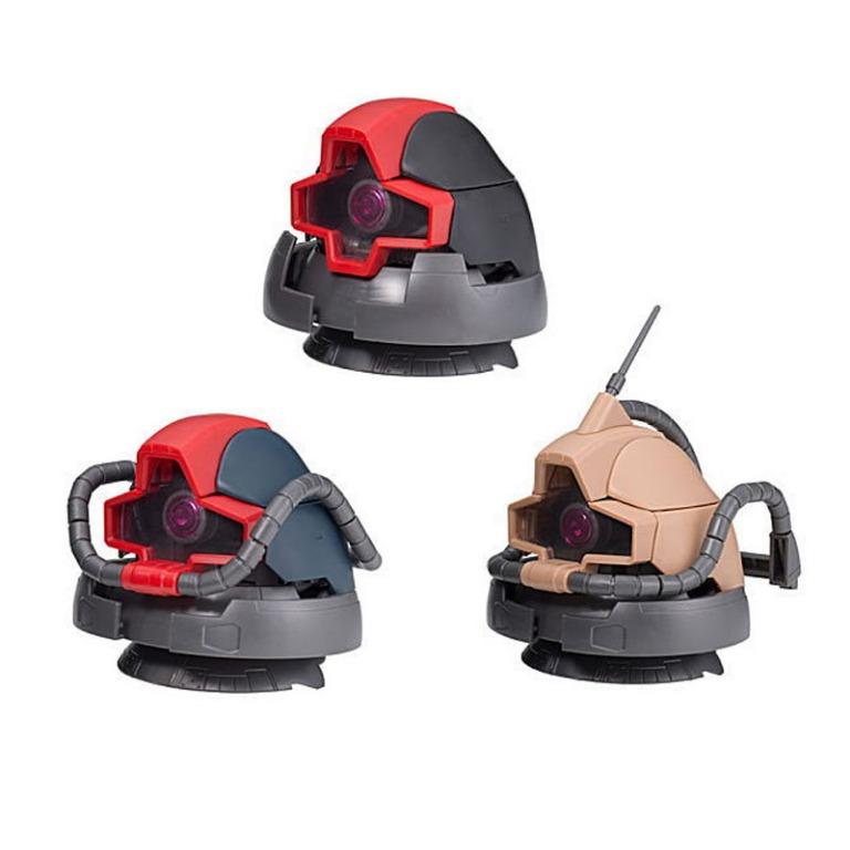 BANDAI 高達大魔頭像扭蛋全3種 Gundam Exceed Model DOM HEAD ES-09