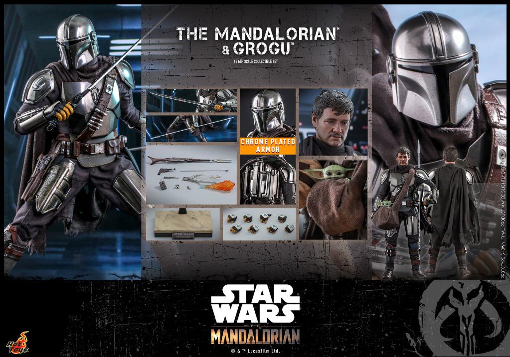 Hot Toys TMS051 The Mandalorian and Grogu 星球大戰 曼達洛人與小尤達