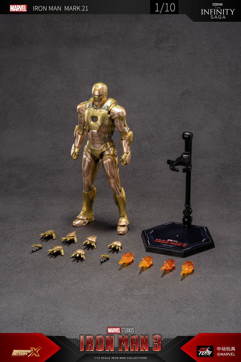 中動玩具 ZD Toys 1/10 Iron Man 3 Mark 21