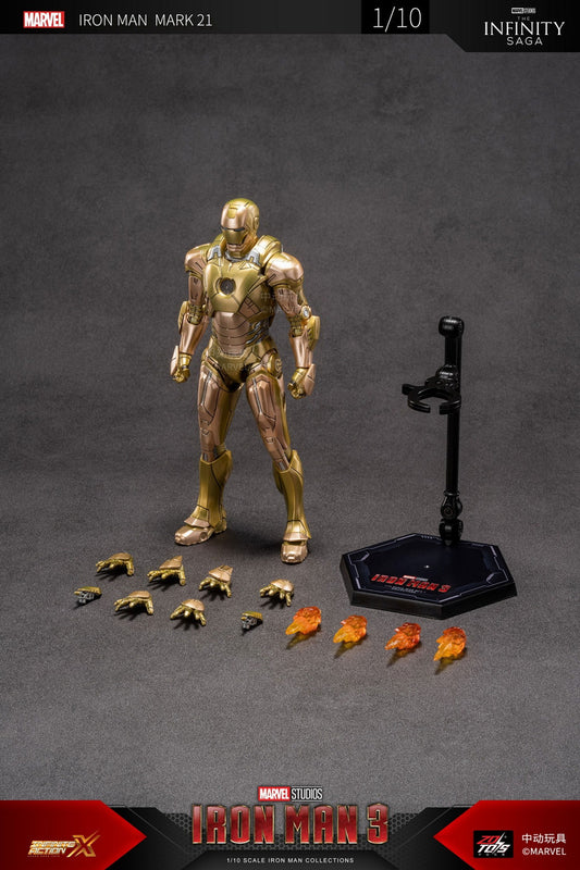 中動玩具 ZD Toys 1/10 Iron Man 3 Mark 21