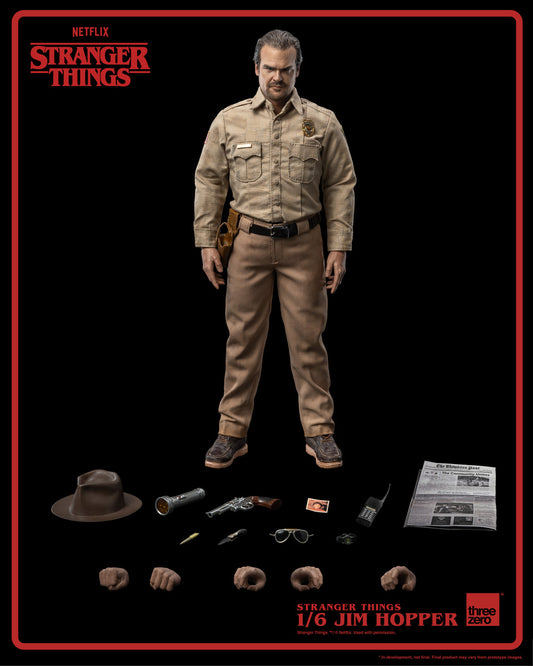 Threezero Stranger Things Jim Hopper 怪奇物語 姆哈普 1/6 action figure
