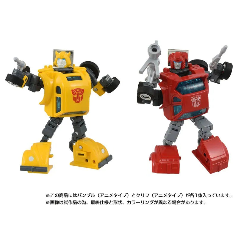 Takara Tomy Missing Link C-09 Bumblebee and Cliffjumper 變形金剛 大黃蜂 & 跳崖者