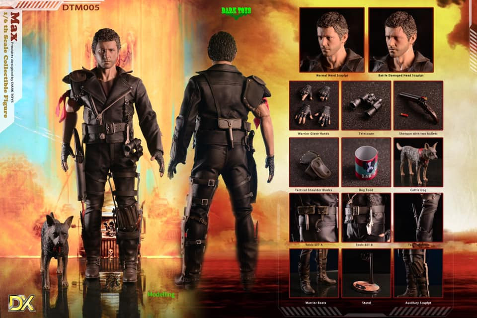 DARK TOYS DTM005 1/6 Warrior MAX Figure (DX Edition)