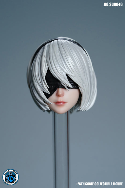 SUPER DUCK SDH046 1/6 人偶女頭雕