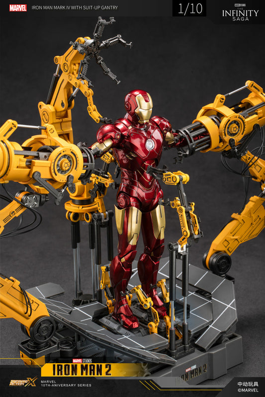 中動玩具 ZD Toys 1/10 Iron Man Mark IV + Suit-Up Gantry 拆甲台套裝 Figure