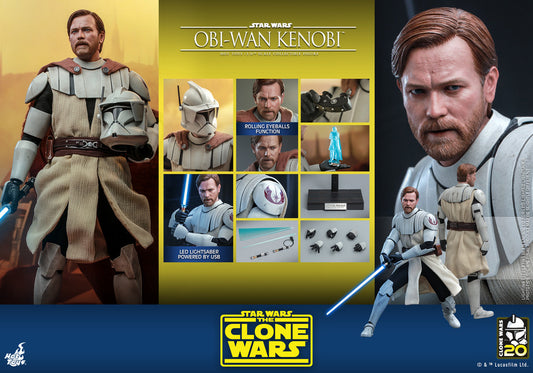 Hot Toys TMS095 Obi-Wan Kenobi Star Wars: The Clone Wars 星球大戰 奧比溫