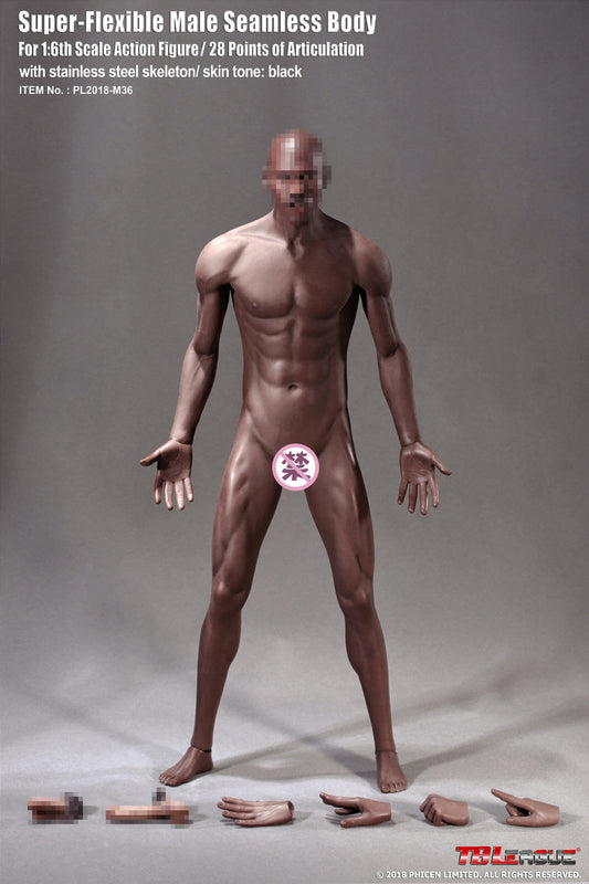 Tbleague M36B 1/6 包膠男肌肉素體 seamless Male body