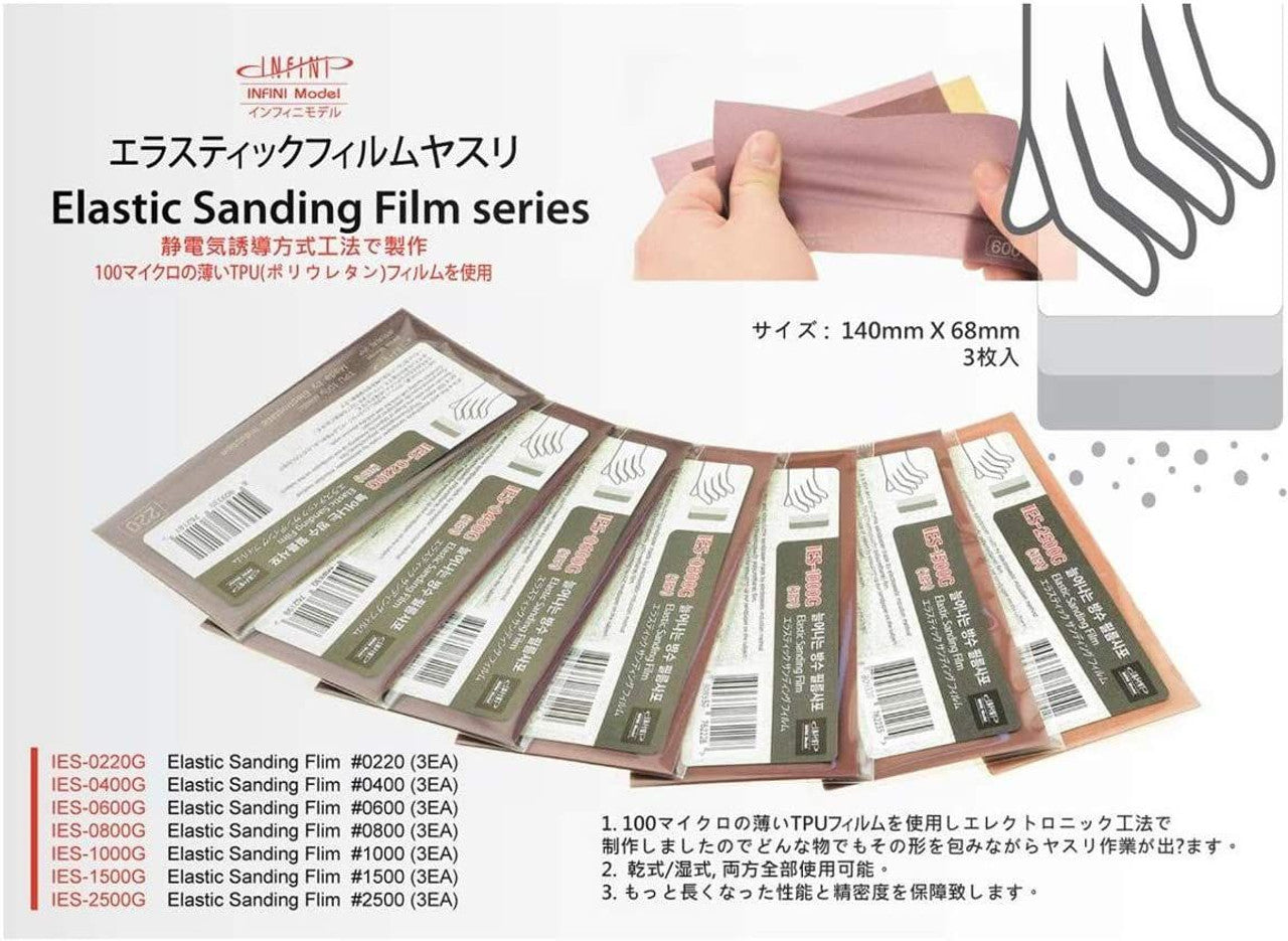 INFINI Elastic Sanding Film (3 pieces) IES-0220G- 2500G 砂紙