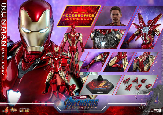 Hot Toys MMS528D30 Iron Man Mark LXXXV 85 Avengers: Endgame New Tony Head Sculpt