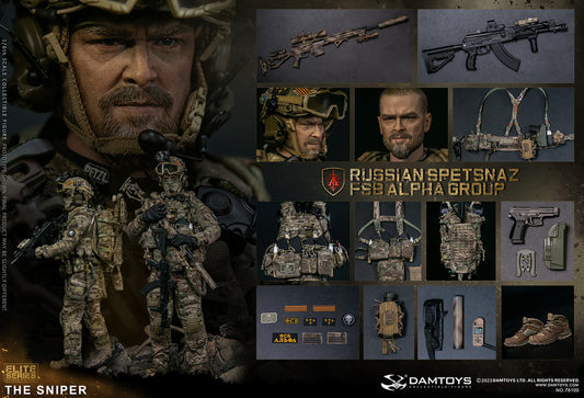 DAMTOYS 78100 1/6 RUSSIAN SPETSNAZ FSB ALPHA GROUP SNIPER