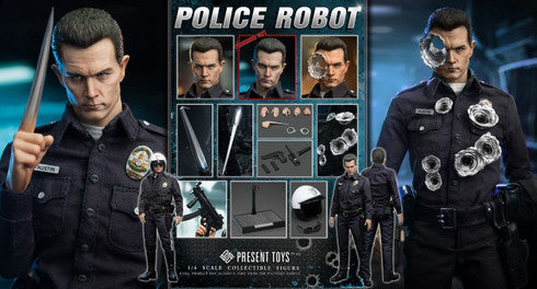 PRESENT TOYS SP62 1/6 Police Robot Figure