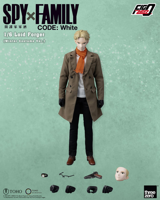ThreeZero Figzero 1/6 洛伊德‧佛傑 冬季服裝版 間諜家家酒 FIgure Loid Forger 劇場版 SPY×FAMILY CODE: White