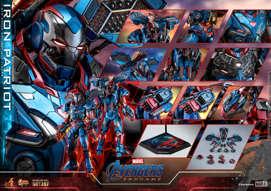 Hot Toys MMS547D34 Avengers: Endgame 1/6th scale Iron Patriot Collectible Figure