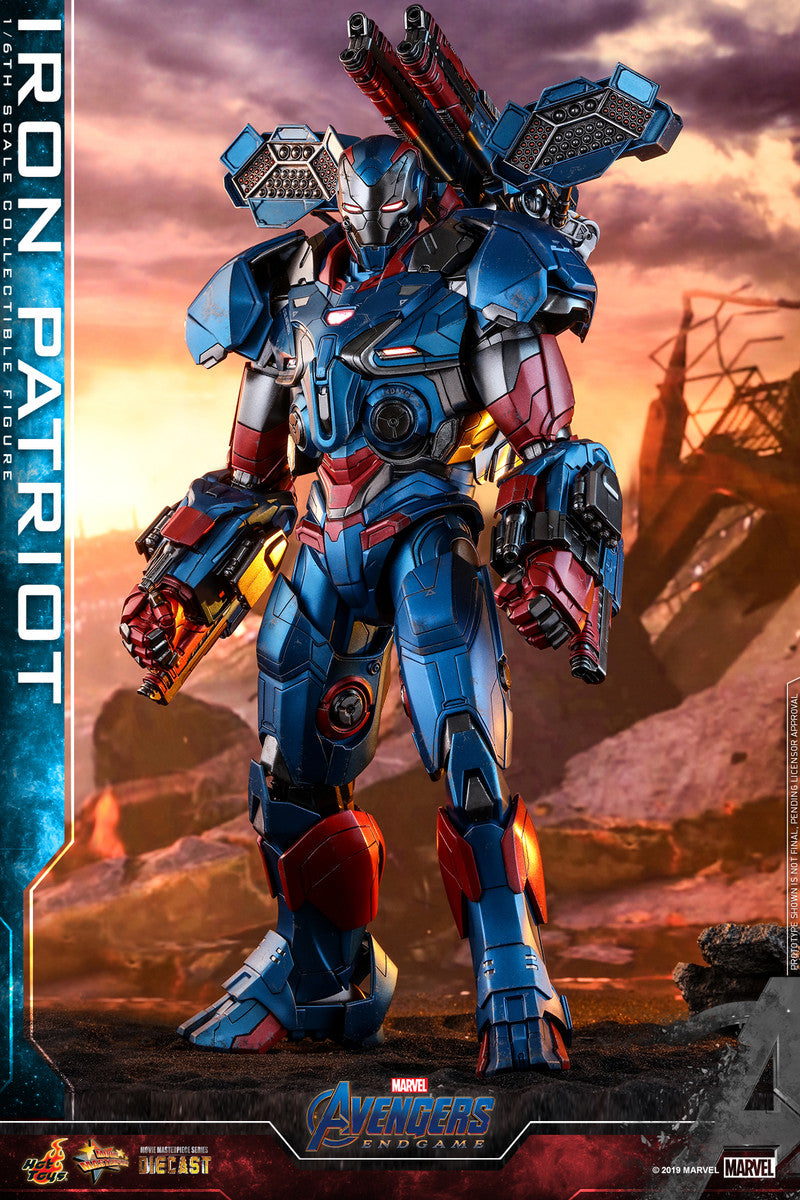 Hot Toys MMS547D34 Avengers: Endgame 1/6th scale Iron Patriot Collectible Figure