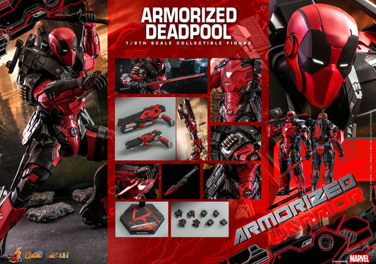 Hot Toys CMS09D42 Armorized Warrior [Armorized Warrior Collection] Armorized Deadpool Collectible