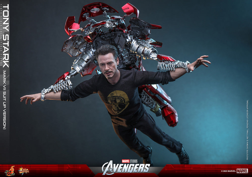 Hot toys MMS718 1:6 Tony Stark (Mark VII Suit up Version) Avengers Mark 7 普通版