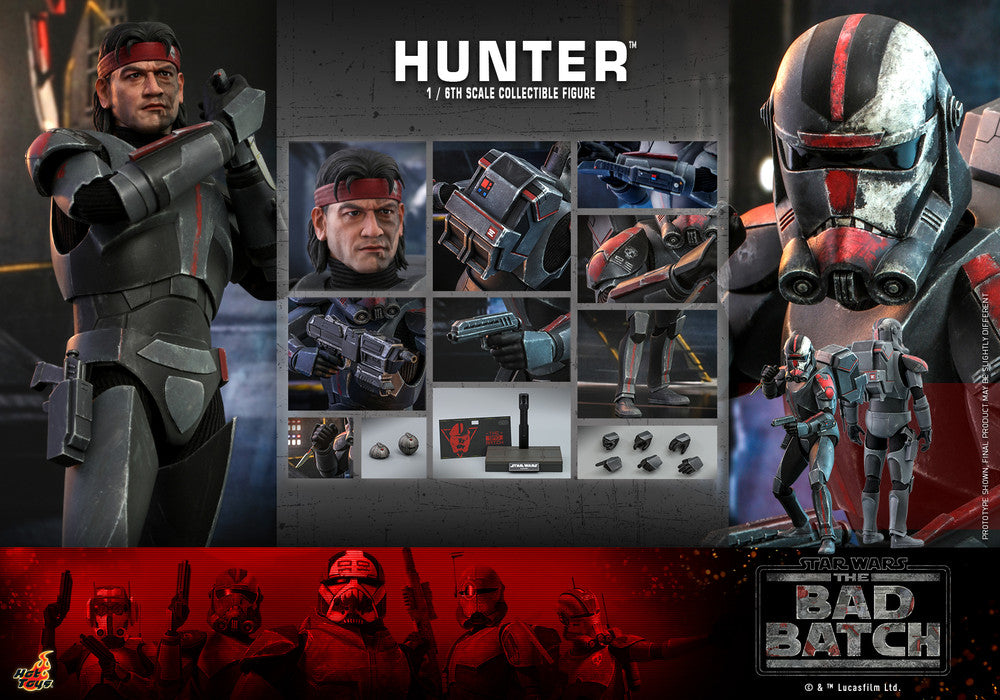 Hot Toys TMS050 Hunter STAR WARS: THE BAD BATCH 1/6 Figure