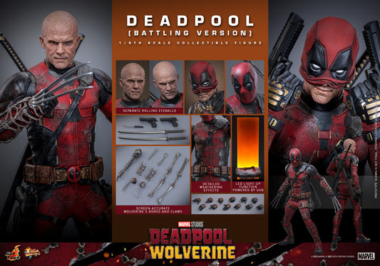 Hot Toys MMS782 Deadpool Battling Version 死侍戰損版 Deadpool & Wolverine