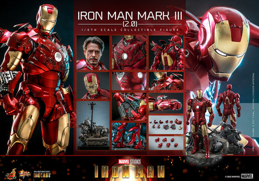 Hot Toys MMS664D40 Iron Man Mark 3 2.0 鐵甲奇俠 合金