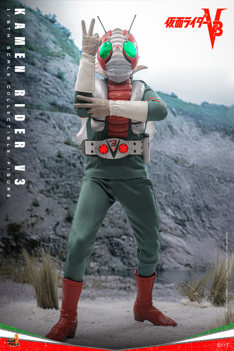 Hot Toys TMS162 幪面超人3號 Kamen Rider V3 1/6 Figure 普通版