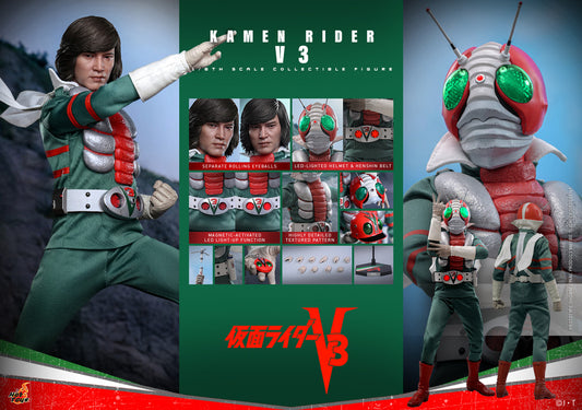 Hot Toys TMS162 幪面超人3號 Kamen Rider V3 1/6 Figure 普通版
