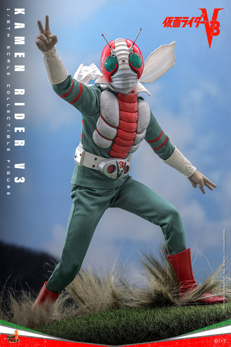 Hot Toys TMS162 幪面超人3號 Kamen Rider V3 1/6 Figure 普通版