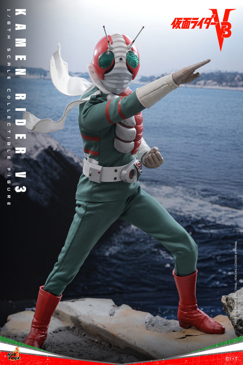 Hot Toys TMS162 幪面超人3號 Kamen Rider V3 1/6 Figure 普通版