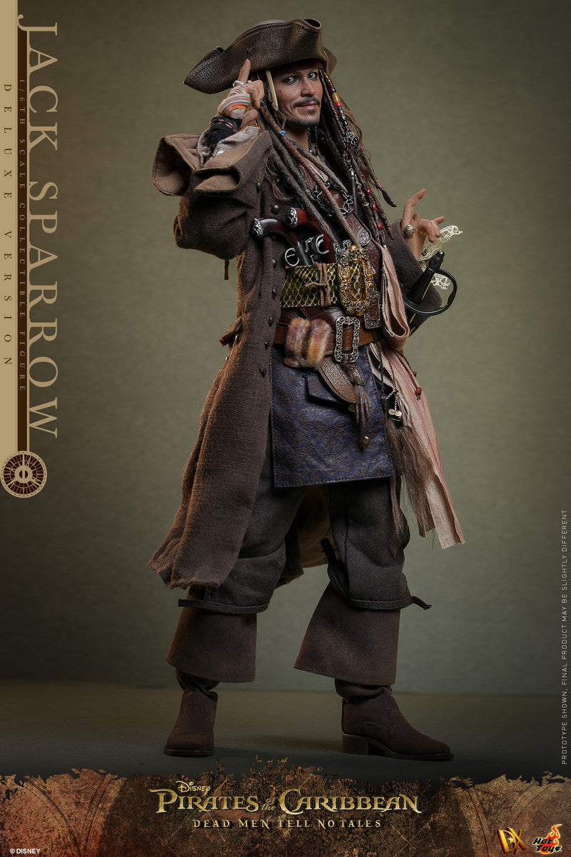 Hot Toys DX38 1/6 Jack Sparrow Deluxe Version  加勒比海盜：決戰魔盜王 Pirates of the Caribbean: Dead Men Tell No Tales