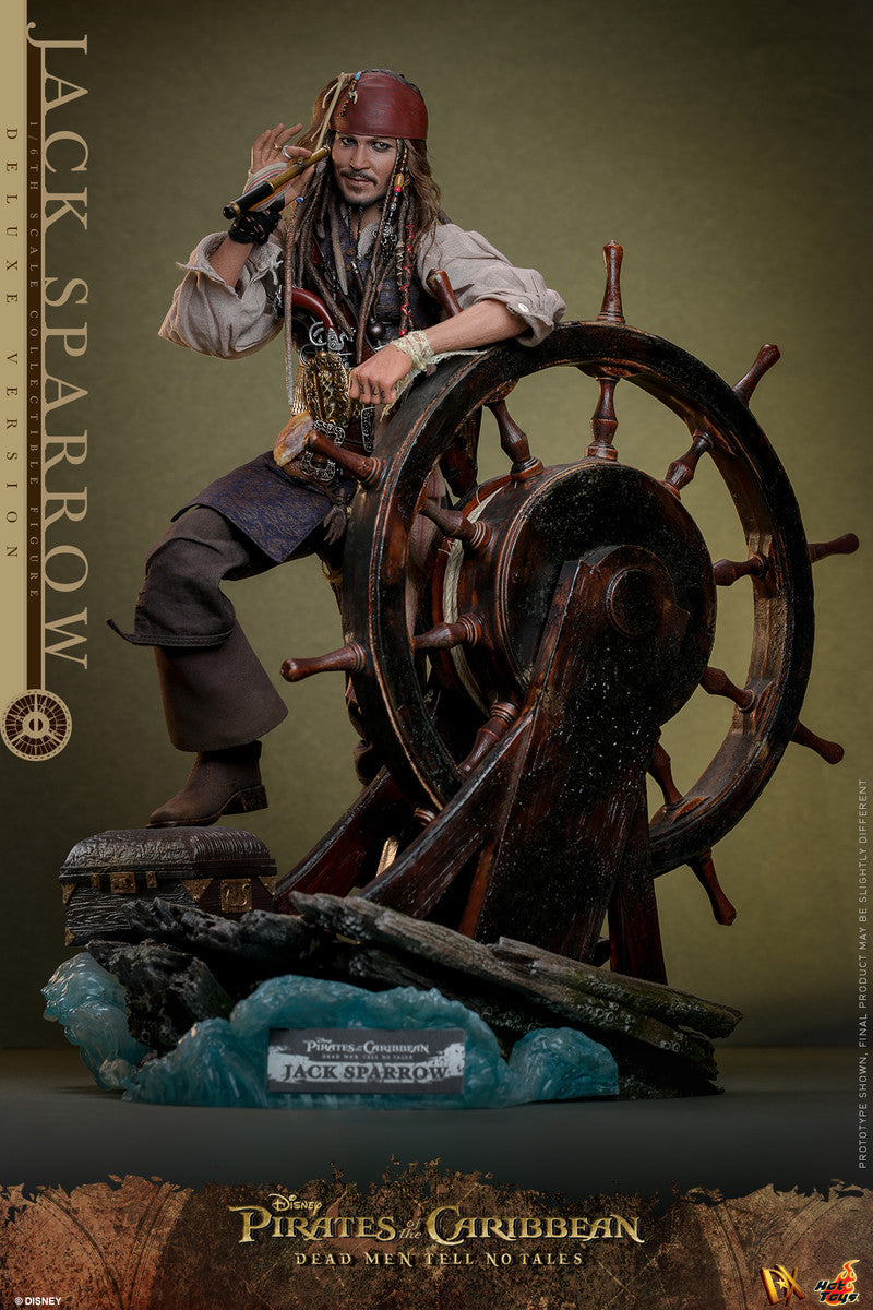 Hot Toys DX38 1/6 Jack Sparrow Deluxe Version  加勒比海盜：決戰魔盜王 Pirates of the Caribbean: Dead Men Tell No Tales
