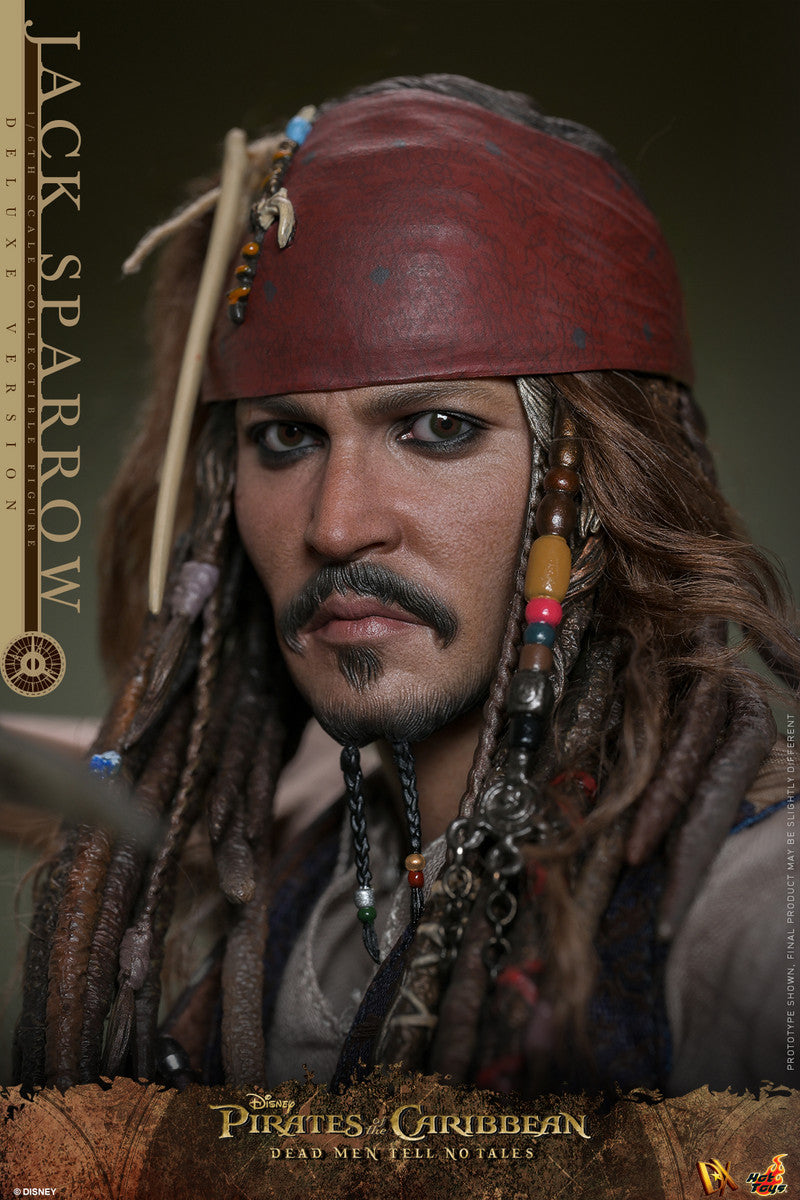 Hot Toys DX38 1/6 Jack Sparrow Deluxe Version  加勒比海盜：決戰魔盜王 Pirates of the Caribbean: Dead Men Tell No Tales