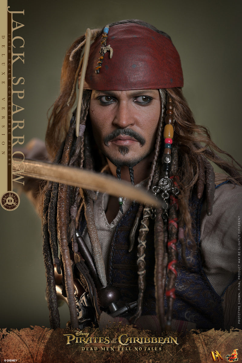 Hot Toys DX38 1/6 Jack Sparrow Deluxe Version  加勒比海盜：決戰魔盜王 Pirates of the Caribbean: Dead Men Tell No Tales