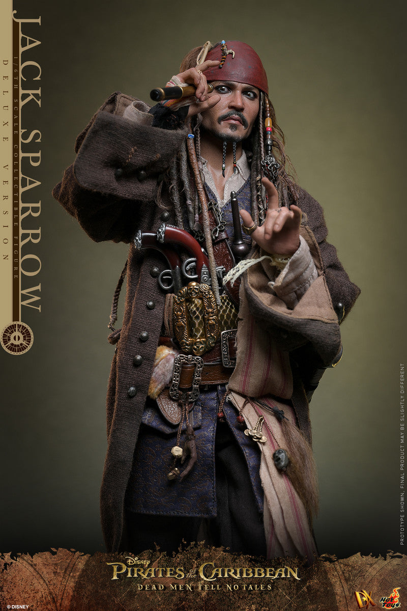 Hot Toys DX38 1/6 Jack Sparrow Deluxe Version  加勒比海盜：決戰魔盜王 Pirates of the Caribbean: Dead Men Tell No Tales