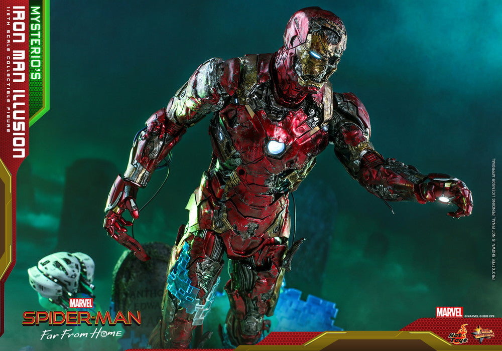 Hot Toys MMS580 Mysterio's Iron Man Illusion Spider-Man: Far From Home 蜘蛛俠: 決戰千里