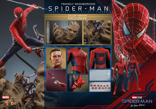Hot toys MMS662 Spider-Man No Way Home Friendly Neighborhood Spiderman 蜘蛛俠 無家日 連沙人地座套裝