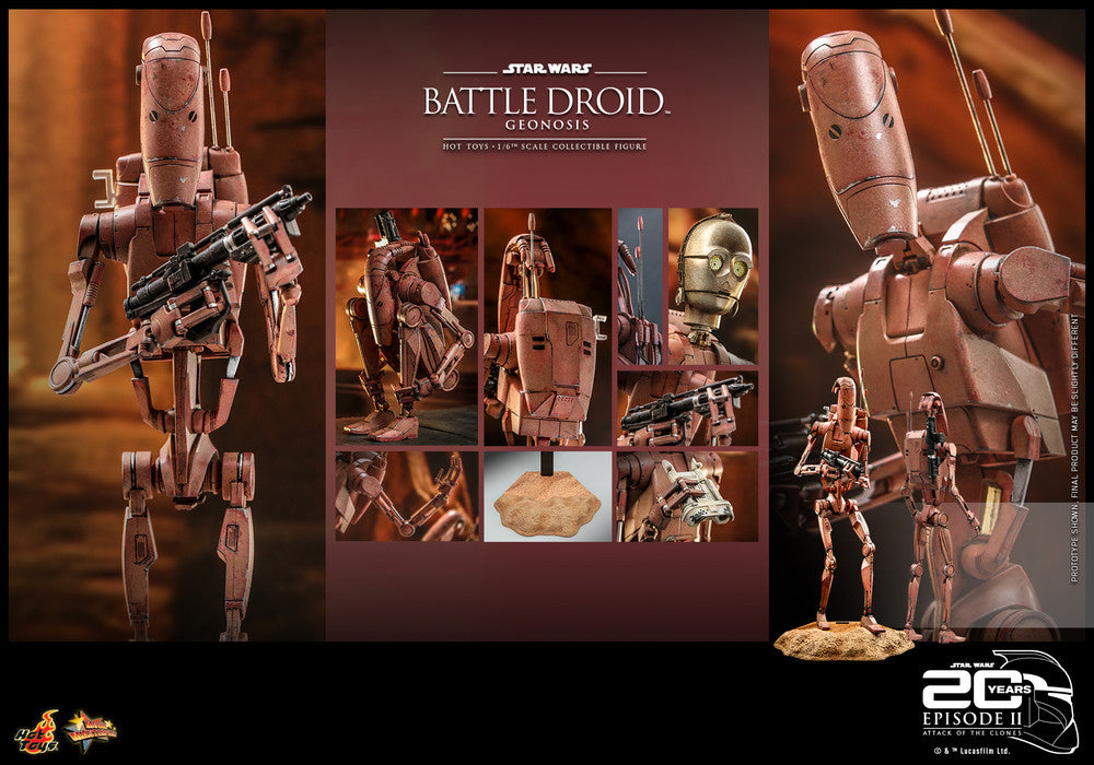 Hot Toys MMS649 Star Wars Episode II : Attack of The Clones 星球大戰：複製人侵略 1/6 Battle Droid Geonosis figure