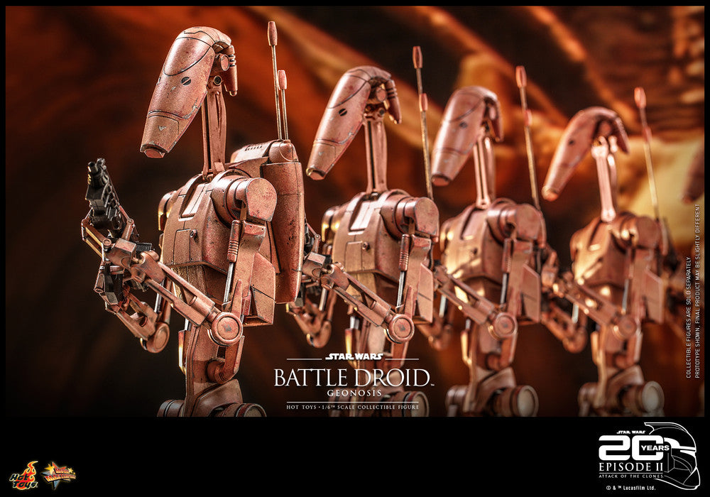 Hot Toys MMS649 Star Wars Episode II : Attack of The Clones 星球大戰：複製人侵略 1/6 Battle Droid Geonosis figure