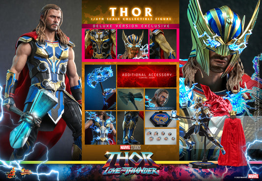 Hot Toys MMS656 雷神 愛與雷霆 Thor Love and Thunder Deluxe Version 1/6th Thor Collectible Figure