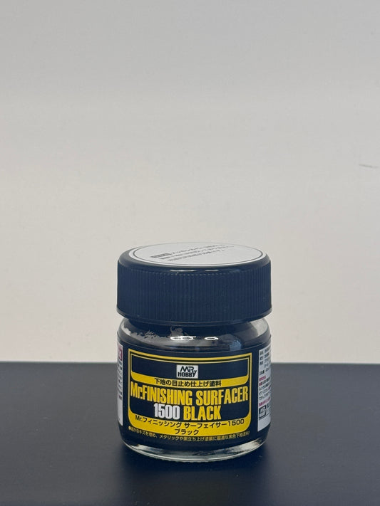 Mr Hobby SF288 Mr. FINISHING SURFACER 1500 BLACK 底漆水補土