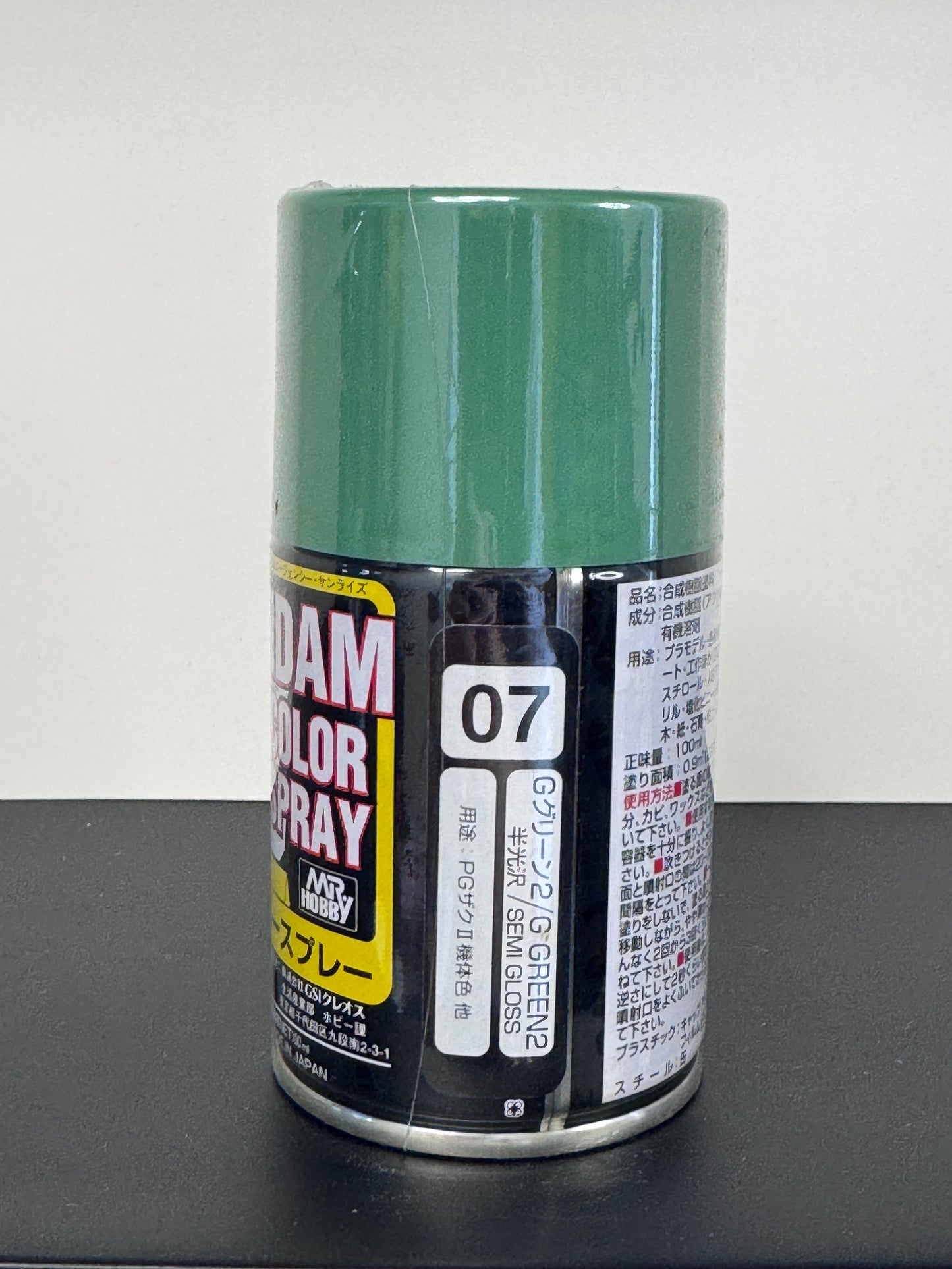 Mr.Hobby 07 高達噴油 G GREEN 2 SEMI GLOSS 半光澤