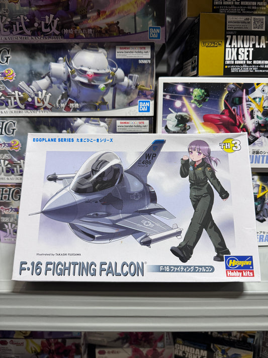 Hasegawa EggPlane TH03 F-16 Fighting Falcon 長谷川Q版蛋機戰鬥機模型 60103