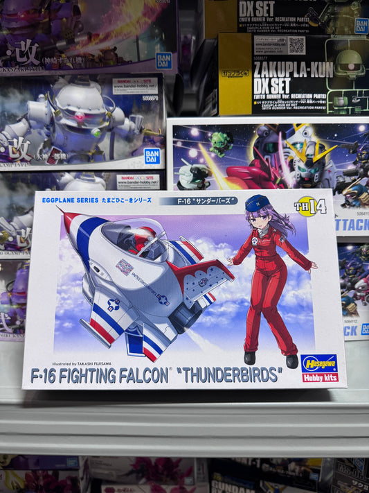 Hasegawa EggPlane TH14 F·16 FIGHTING FALCON "THUNDERBIRDS" 長谷川Q版蛋機戰鬥機模型 60124