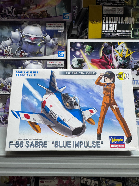 Hasegawa EggPlane TH16 F·86 SABRE "BLUE IMPULSE" 長谷川Q版蛋機飛機模型 60126
