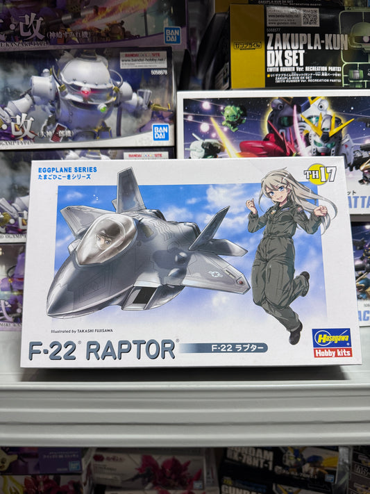 Hasegawa EggPlane TH17 F·22 RAPTOR 長谷川Q版蛋機戰鬥機模型 60127
