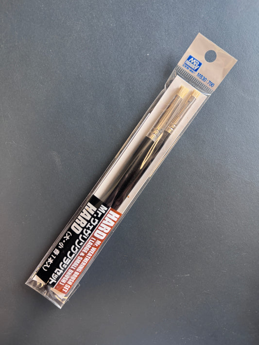 Mr Hobby MB31 Mr. Weathering Brush Set Large & Small Brush (Soft) 舊化上色刷