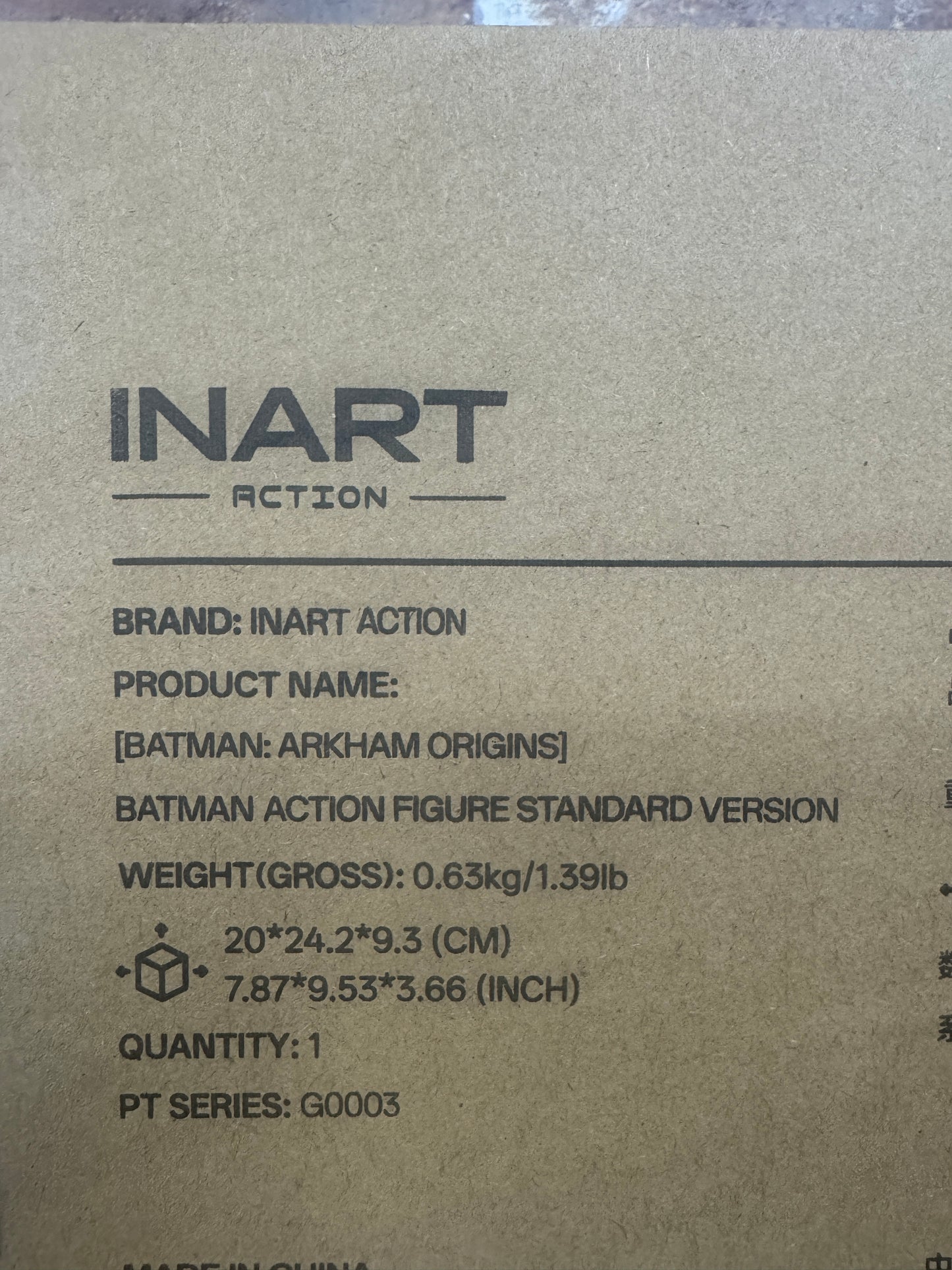Inart Batman: Arkham Origins 1/12 Figure 蝙蝠俠：阿卡漢起源可動人偶