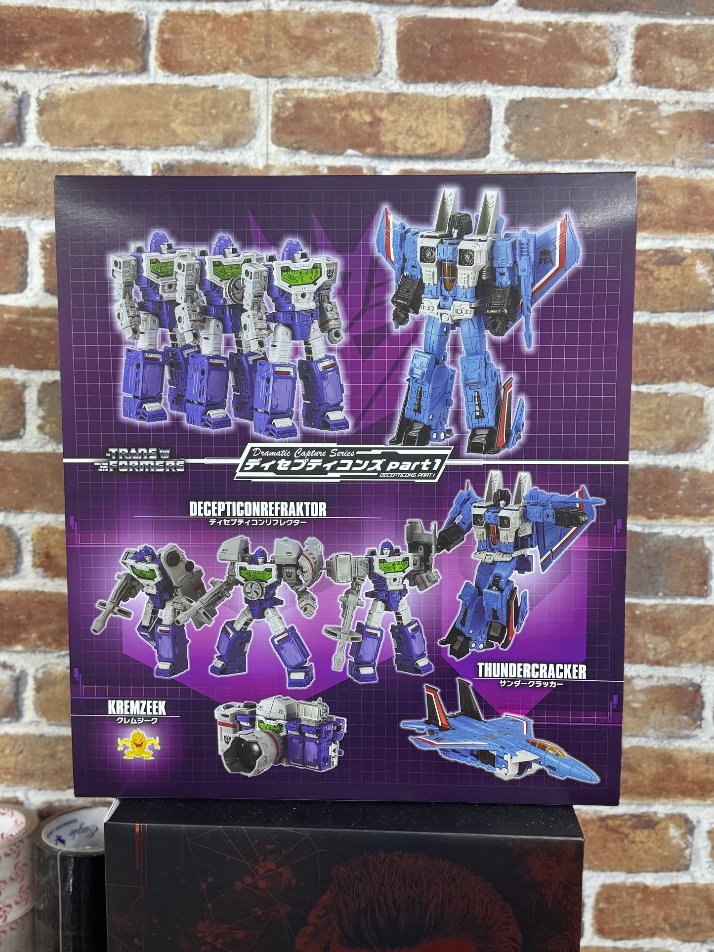 Takara Tomy Transformers Dramatic Capture Decepticons Part 1 Thundercracker Reflector 變形金剛