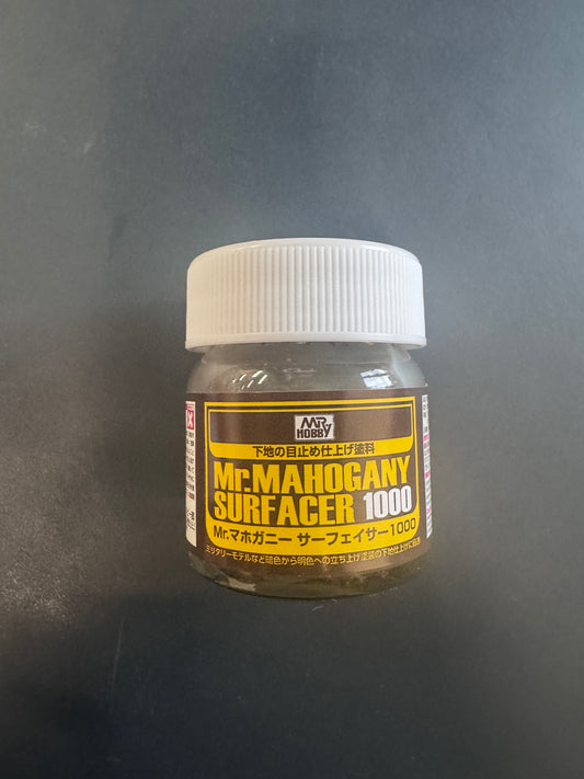 GSI MR HOBBY 紅褐液態底灰1000番 MR.MAHOGANY SURFACER 1000 40ML SF290