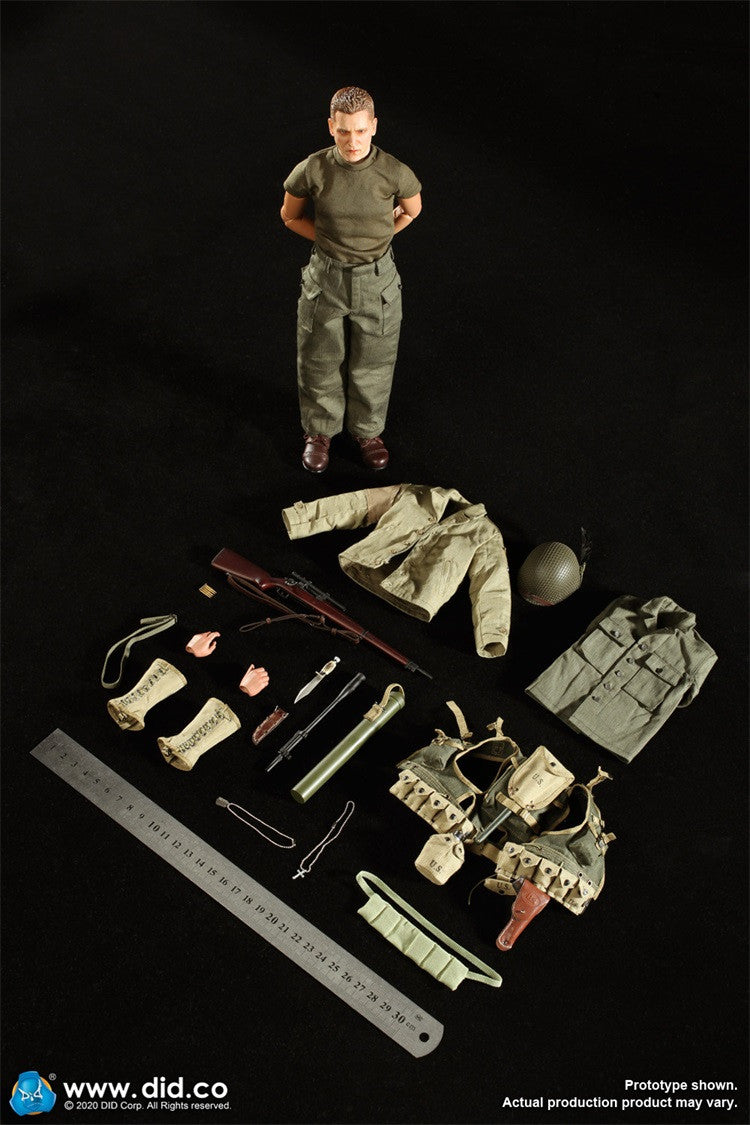 DID 1/6 A80144 Private Jackson WWII US 2nd Ranger Battalion Series 4