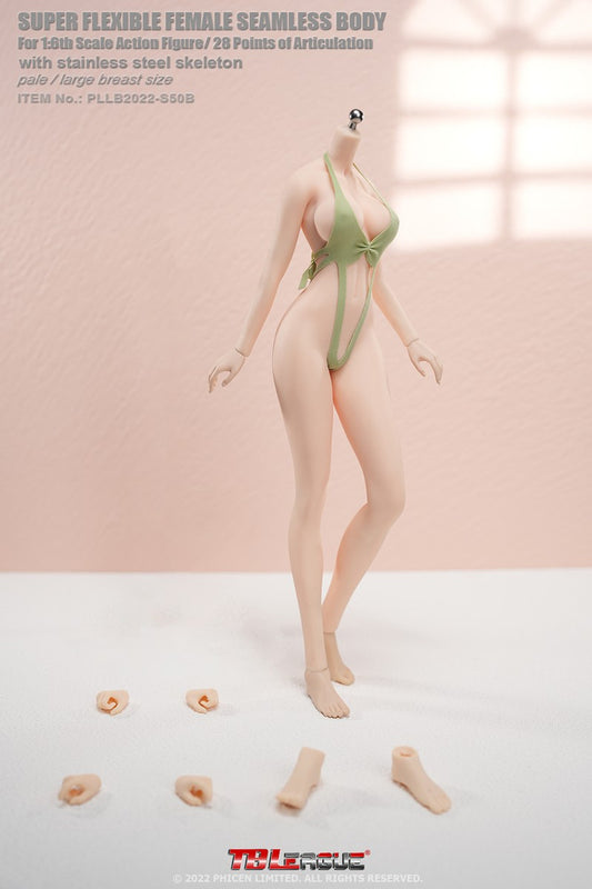 Tbleague S50B 1/6 大胸 包膠女素體 seamless Female body